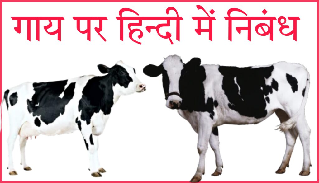 गाय पर निबंध हिन्दी में (wikipedia)